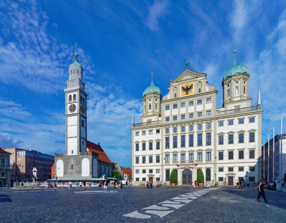 Augsburg Hotelturm Kültér fotó