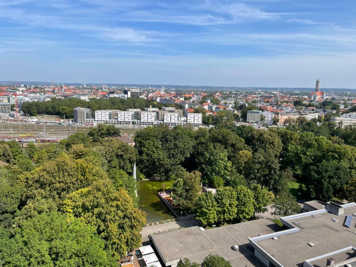 Augsburg Hotelturm Kültér fotó